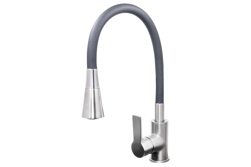Смеситель для кухни Stella Polar Тулуза S3865-2 SP-00001979 цвет Оружейная сталь Черный