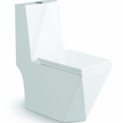 Унитаз компакт SantiLine SL-5013 с сиденьем Микролифт фаянс напольный