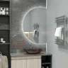Зеркало Континент Jill 800х1200 ЗЛП3537 с подсветкой с сенсорным выключателем стекло