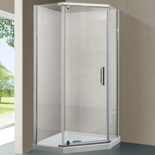 Душевой уголок Vincea Stresa 90x90 VSP-1S900CL профиль Хром стекло прозрачное