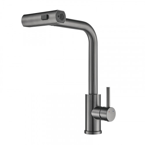 Смеситель для кухни Shevanik S263T цвет Оружейная сталь