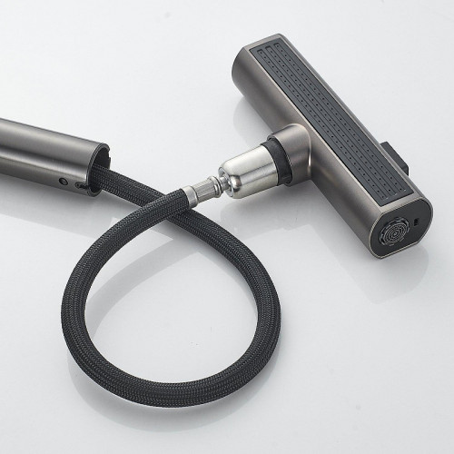 Смеситель для кухни Shevanik S263T цвет Оружейная сталь