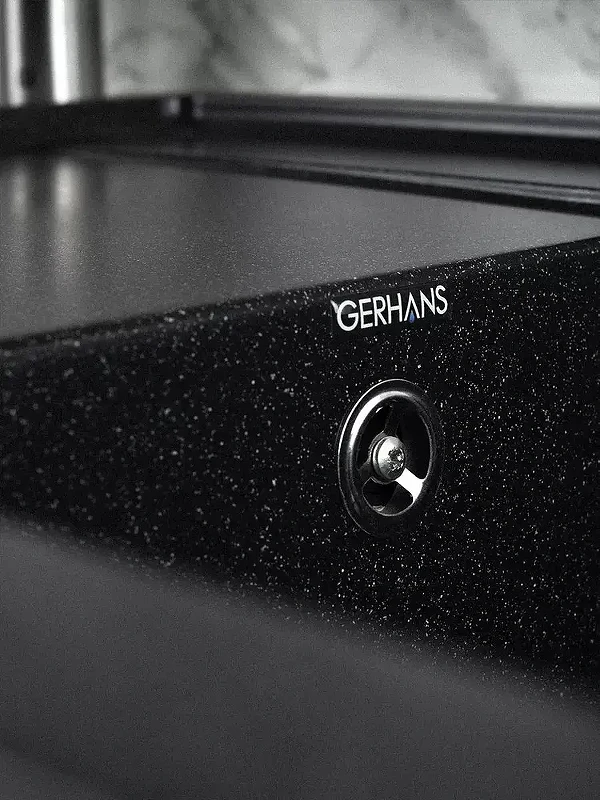 Кухонная мойка Gerhans 76 B27-22/311-11-24 цвет Черный