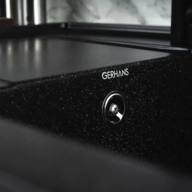 Кухонная мойка Gerhans 76 B27-22/311-11-24 цвет Черный