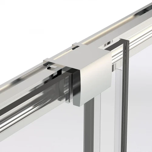 Душевая дверь Vincea Stella 120 VDS-1ST120CLGM профиль Вороненая сталь стекло прозрачное