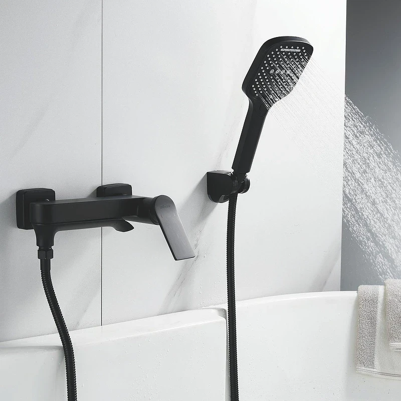 Смеситель для ванны Shevanik S4102H цвет Черный