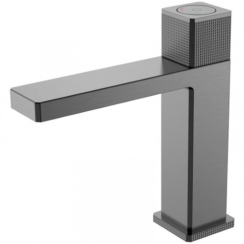 Смеситель для раковины Boheme Quad 159-GM Оружейная сталь латунь