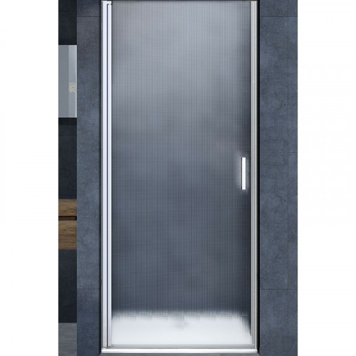 Душевая дверь Vincea Alpha 70 VDP-3AL700MT профиль Хром стекло текстурное