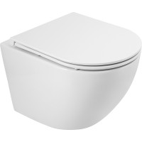 Унитаз BelBagno Sfera-Tor BB046CH-TOR/BB870SC подвесной с сиденьем Микролифт фаянс подвесной