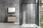 Душевая дверь Vincea Lugano 120 VDS-1L120CLB-1 профиль Черный стекло прозрачное