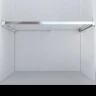 Душевая дверь Vincea Lugano 120 VDS-1L120CLB-1 профиль Черный стекло прозрачное