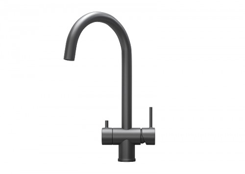Смеситель для кухни Granula Kitchen Space 7104 цвет Графит матовый