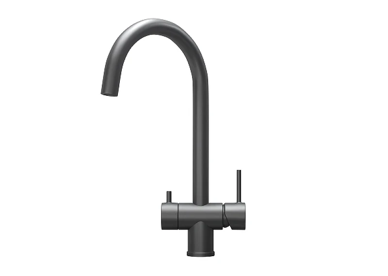 Смеситель для кухни Granula Kitchen Space 7104 цвет Графит матовый