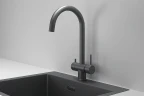Смеситель для кухни Granula Kitchen Space 7104 цвет Графит матовый