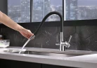 Смеситель для кухни Lemark Comfort LM3075C Хром Черный латунь