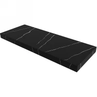 Столешница под раковину Boheme Armadi Art Flat 120 869-120-NM Черный мрамор искусственный камень (литьевой мрамор)