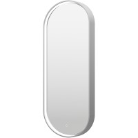 Зеркало Brevita Saturn 50 SAT-Dro1-050-platinum с подсветкой Платина матовая с сенсорным выключателем стекло