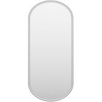 Зеркало Brevita Saturn 50 SAT-Dro1-050-platinum с подсветкой Платина матовая с сенсорным выключателем стекло