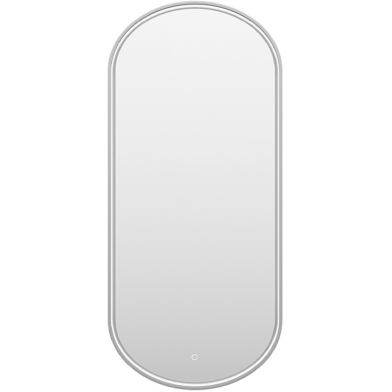 Зеркало Brevita Saturn 50 SAT-Dro1-050-platinum с подсветкой Платина матовая с сенсорным выключателем стекло