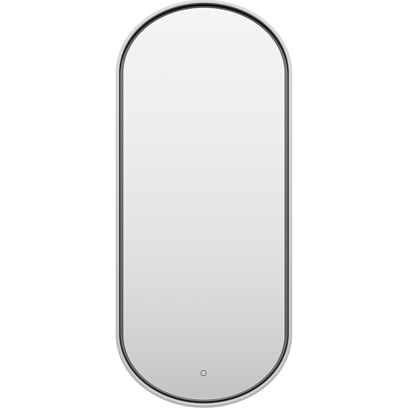 Зеркало Brevita Saturn 50 SAT-Dro1-050-platinum с подсветкой Платина матовая с сенсорным выключателем стекло