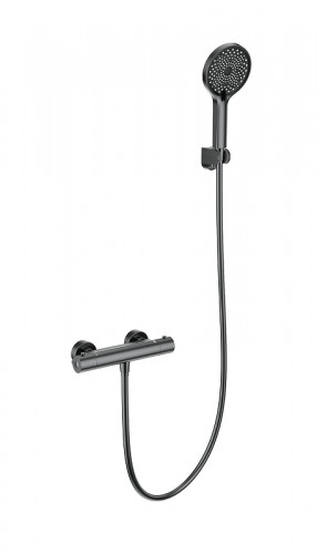 Смеситель для душа Wonzon &amp; Woghand Inn WW-B2012-A-BGG с термостатом цвет Темный графит