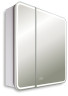 Зеркальный шкаф Silver Mirrors Alliance 80 LED-00002920 с подсветкой цвет Белый