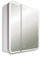 Зеркальный шкаф Silver Mirrors Alliance 80 LED-00002920 с подсветкой цвет Белый