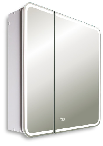 Зеркальный шкаф Silver Mirrors Alliance 80 LED-00002920 с подсветкой цвет Белый
