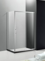 Душевой уголок Cezares Molveno 120x80 MOLVENO-AH-11-120/80-C-Cr-IV профиль Хром стекло прозрачное