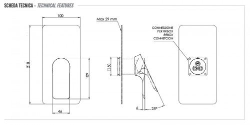Смеситель для душа Remer Infinity I30KBDO цвет Золото глянцевое