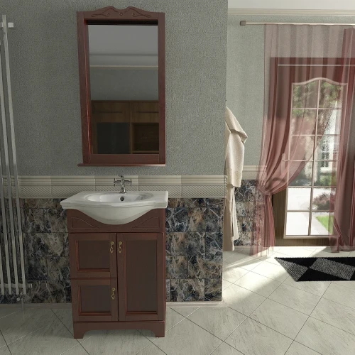 Зеркало Orange Classic 60 Орех массив дерева, стекло