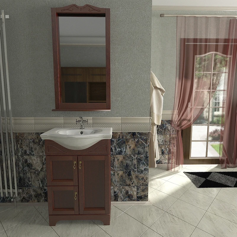 Зеркало Orange Classic 60 Орех массив дерева, стекло