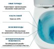 Комплект унитаза Ceruttispa Orlter Aria Tornado CT9955 с инсталляцией Berges Atom 410 040332 с сиденьем Микролифт и Черной матовой клавишей смыва фарфор подвесной