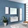 Зеркало Dreja Eco Uni 105 99.9007 Белое МДФ / ЛДСП, стекло