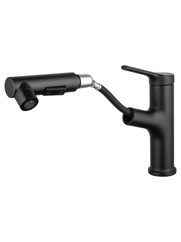 Смеситель для раковины Wonzon & Woghand WW-A40862-MB цвет Черный матовый
