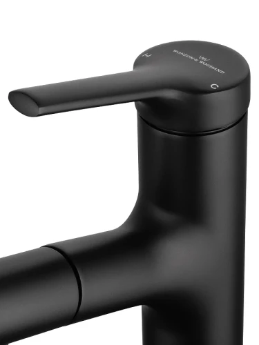 Смеситель для раковины Wonzon & Woghand WW-A40862-MB цвет Черный матовый