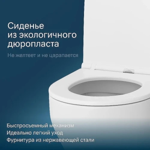 Унитаз AM.PM Spirit C701738SC подвесной с сиденьем Микролифт