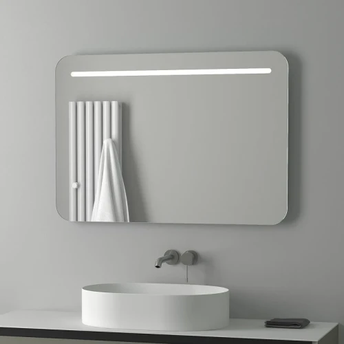 Зеркало Evoform Ledline 70x100 BY 2147 с подсветкой 8.5 W - без выключателя стекло