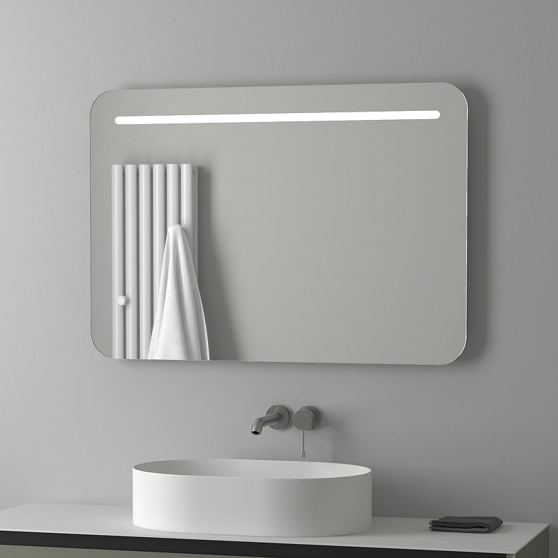 Зеркало Evoform Ledline 70x100 BY 2147 с подсветкой 8.5 W - без выключателя стекло