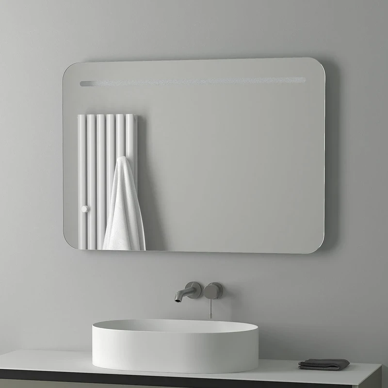 Зеркало Evoform Ledline 70x100 BY 2147 с подсветкой 8.5 W - без выключателя стекло