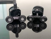 Душевой уголок Abber 80х80 AG01080B профиль Черный стекло прозрачное