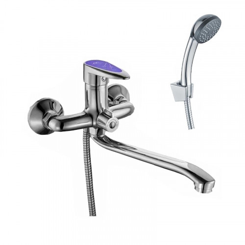 Смеситель для ванны Fashun A2250BLUE универсальный цвет Хром Синий