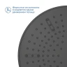 Верхний душ Pragma Ryld 902811.RLD2.BBMT.032-2 цвет Черный матовый