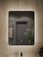 Зеркало Orange Black 60 BL-60ZE с подсветкой с сенсорным выключателем стекло