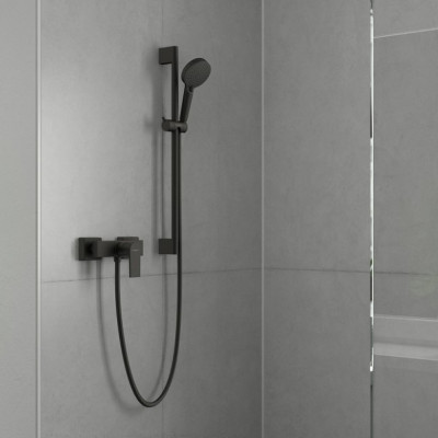 Смеситель для душа Hansgrohe Vernis Shape 71650670 Черный матовый латунь на стену