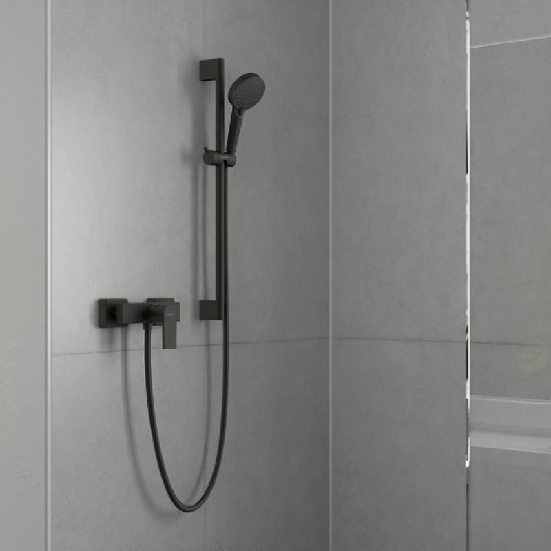 Смеситель для душа Hansgrohe Vernis Shape 71650670 Черный матовый латунь на стену