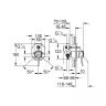 Смеситель для душа Grohe BauClassic 29047000 Хром латунь встраиваемый