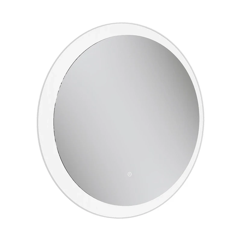 Зеркало Equil Elegante 80 zkELGNT.LED.D80-25 с подсветкой цвет Амарок с сенсорным выключателем