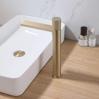 Смеситель для раковины Abber Rund AF8711G Золото матовое латунь