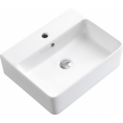 Раковина Esbano Circon 52 ESRNCIRC52W Белая фаянс накладная